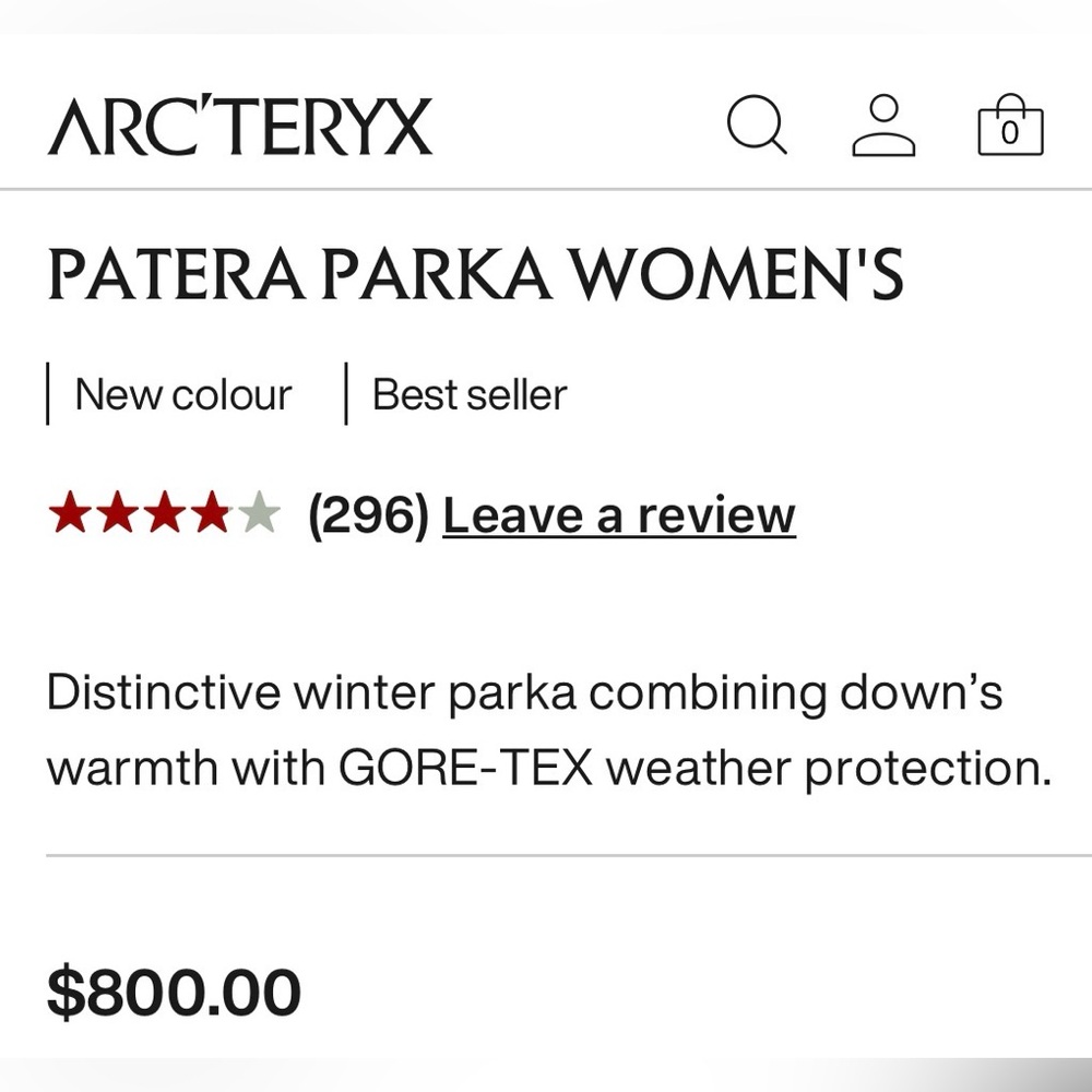 Arc’teryx Patera Parka - Picture 4 of 16